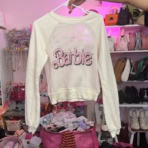 LIMITED EDITION BARBIE SWEATER!💖  -White See Through Sweater
